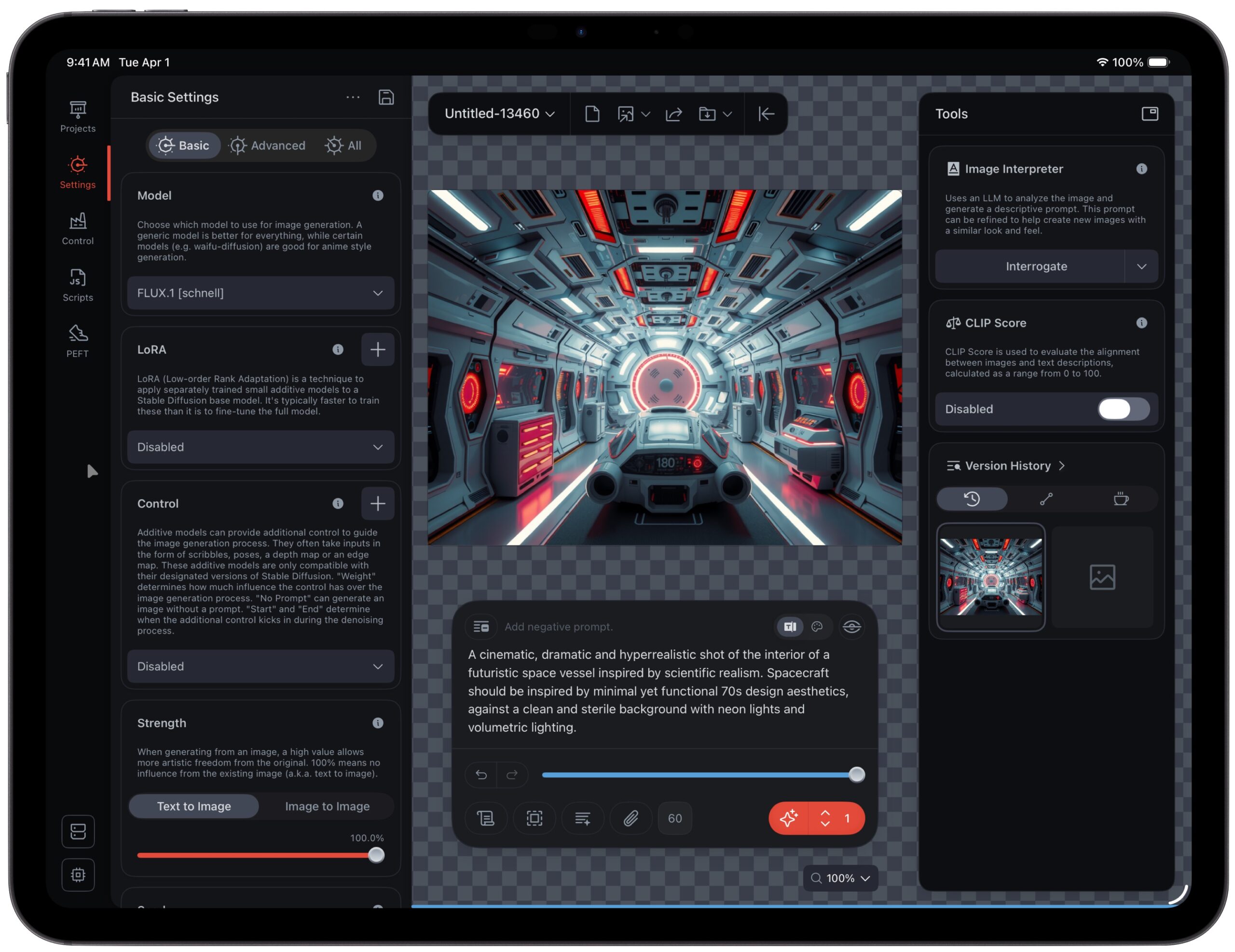 Draw Things iPad Pro scaled